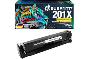 Bubprint Tonerkartusche kompatibel als Ersatz für HP 201X 201A CF400X CF400A für HP Color Laserjet Pro MFP M277dw M277n M274n M277 M252dw M252n (1 Schwarz)