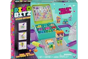 Pixobitz Studio 500 Water Fuse Beads, Decos and Accessories, Makes 3D Creations Without Heat Creative Activity STEM Arts and Crafts Kids’ Toys for Ages 6 and up