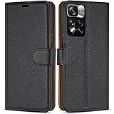 Case Collection for Xiaomi Note 11 Pro Premium Leather Folio Cover, Magnetic Closure Full Phone Protection Book Design Wallet