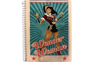 SD TOYS UNIVERSO DC LIBRETA ESPIRAL WONDER WOMAN CADENAS