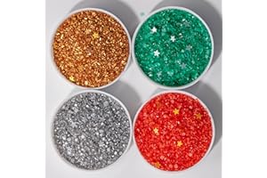 PME Set de Polvo Comestible Clásico de Navidad | Pack de 4 (120g / 4.23oz)