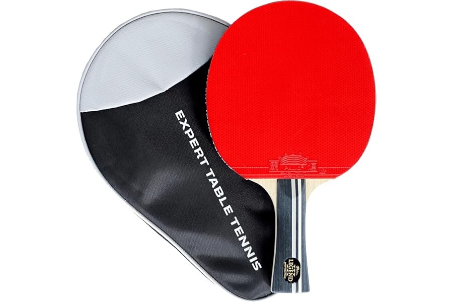 Palio Legend 3.0 Table Tennis Bat & Case | ITTF-Approved Advanced Ping Pong Racket | Maximum Power, Speed & Spin
