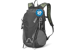 Terra Peak® Premium Wanderrucksack 20L (ACTIVE 20) Damen & Herren klein - Trekkingrucksack ergonomisch mit Rückenbelüftung, Regenschutz & Trinksystemhalterung - Rucksack aus 3D Air Mesh & Hüftgurt