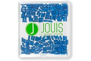 Jouis Lighter Flints - Universal Replacement Lighter Flints Compatible with most Lighters (200x, Blue)
