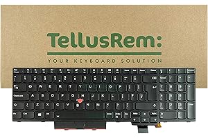 TellusRem replacement UK backlit keyboard for Lenovo Thinkpad T570 T580 P51s P52s