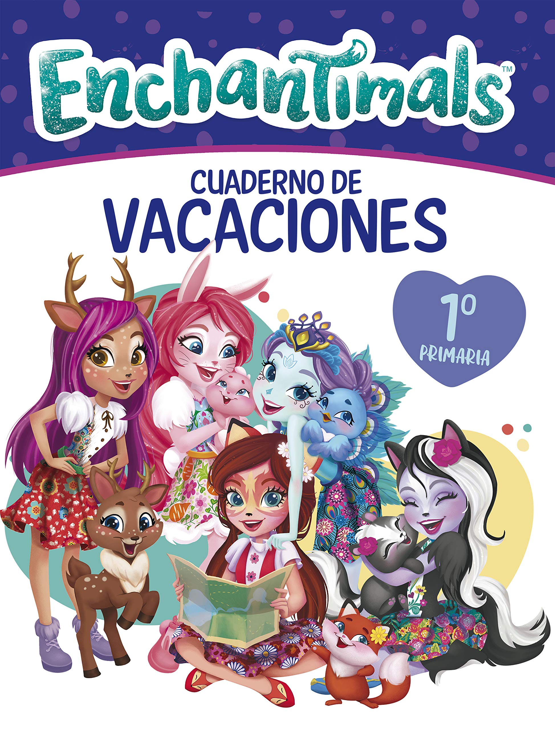 Cuaderno vacaciones Enchantimals - 1º de primaria