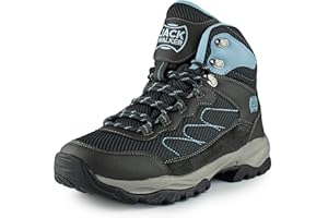 Jack Walker Women Water Resistant Hiking Light Blue Boots Lightweight Trekking Walking Shoes JW6005