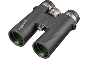 Bresser 1821043 Condor Techo – Prismáticos 10 x 42 Impermeable con Relleno de nitrógeno y UR de Recubrimiento Multicapa Negro