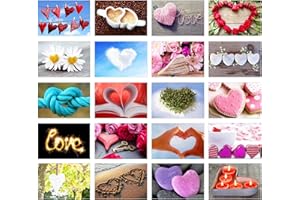 Edition Seidel Set de 20 cartes postales de mariage de qualité supérieure – Jeu de mariage : une carte postale de chaque semaine – Cadeau de mariage – Amour + Cœur – Idée de décoration, St-Valentin