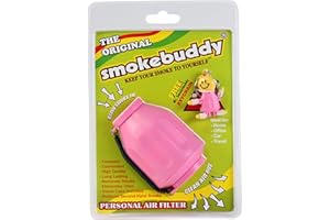 SMOKEBUDDY Smoke Buddy Personal Air Purifier Cleaner Filter Removes Odor - Pink