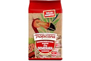 THE GREAT CANADIAN TEA Tropicana, Zucchero di Canna in Bustine, Ideale come Dolcificante per Bevande o per Dolci, Sapore Dolce e Speziato con Aroma Intenso, 500 gr (Circa 102 Bustine)