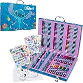 Disney Princesa Set Briefcase &ndash; Markers, Colored Pencils, Crayons &ndash; More than 130 Pieces &ndash; Art Supplies Case (Multicoloured S