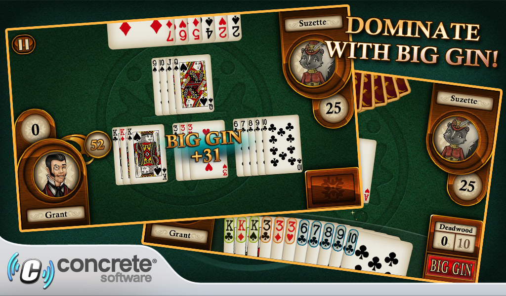 Aces Gin Rummy Pro Amazon De Apps Fur Android