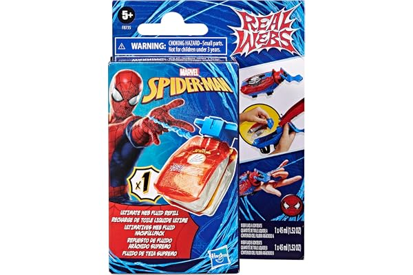 Star Wars marvel spider-man real webs ultimate web-påfyllningsvätska till real webs-blaster, rollspelsleksak