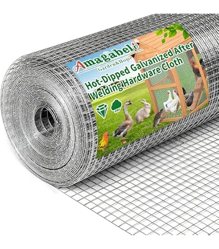 Sechskantnetz Verzinkt – 20 Gauge, 2,5 Cm Maschen, 91,4 Cm X 7,6 M, Für Garten & Geflügel