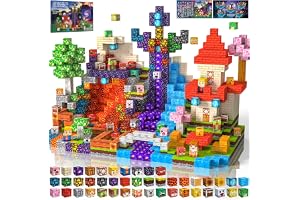 Magnetiska Byggklossar 150 PCS 2CM Magnetic Blocks, 3+ STEM Montessori sensoriska leksaker för 3 4 5 6 7 8 9 10 11 12 8-12 år gamla pojkar och flickor Födelsedagspresenter