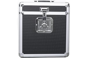ROCK ON WALL Flight Case, 25 LP, Schwarz
