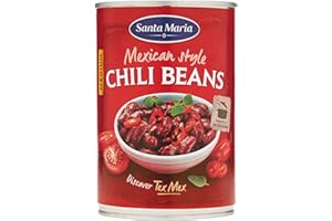 Santa Maria Tex Mex Mexican style Chili Beans Medium 410 g