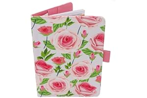 OXROSE Porta Libretto Sanitario Bambino - Fantasia Floreale - Formato A5 15x20 Cm - Alette Per Riporre Prescrizioni y Documenti
