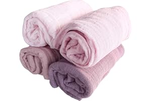 PIPPI MADE WITH LOVE Pippi Mullwindeln 4er Pack Spucktücher Biobaumwolle ORGANIC (Girls)