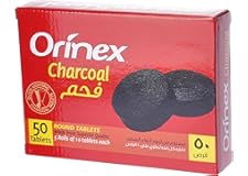 Orinex charcoal round tablets, 50 pieces