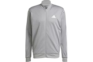 ADIDAS ORIGINALS adidas Men's Tricot Regular Fit Track Top Melange Sweatshirt (Pack of 1)