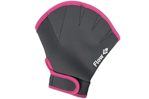 FLOW SWIM GEAR Flow Swimming Resistance Gloves - Webbed Gloves for Water Aerobics, Aquatic Fitness, and Swim Training