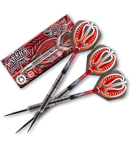 Shot Darts „Roman Empire Caesar“ – 95% Wolfram Steel-Tip Darts, Mit Carbon Shafts, Für Profis & Ambitionierte Spieler