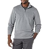 Amazon Essentials Felpa in Pile a Maniche Lunghe con Cerniera Intera Uomo