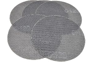 THR INDUSTRIEPRODUKTE Schleifgitter Ø 225mm Klett Korn 120 5 Stück für Langhalsschleifer Deckenschleifer K120