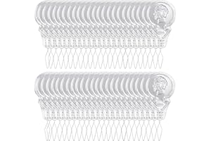 LABUYI 50 Pezzi Infila Ago,Infila Ago In Alluminio,Infila Ago Metallo,Infila Aghi a Mano Strumento Per Cucire,Classici Infila Aghi,Per Cucire a Mano Filati Ricami Artigianato,Goffrato In Metallo,Argento