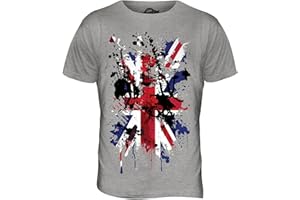 Candymix - Great Britain Union Jack Abstract Flag Print - Mens T Shirt Top T-Shirt