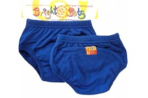 Bright Bots Potty Training Pants with Absorbent and Water Resistant Layer. Bright Pull On Washable Cotton Pants for Toddlers 2 Pack