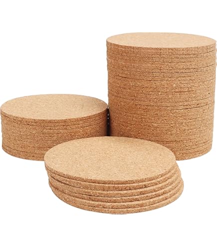 Lot De 10 Dessous De Verre En Liège Naturel Dessous De Verre En Liège