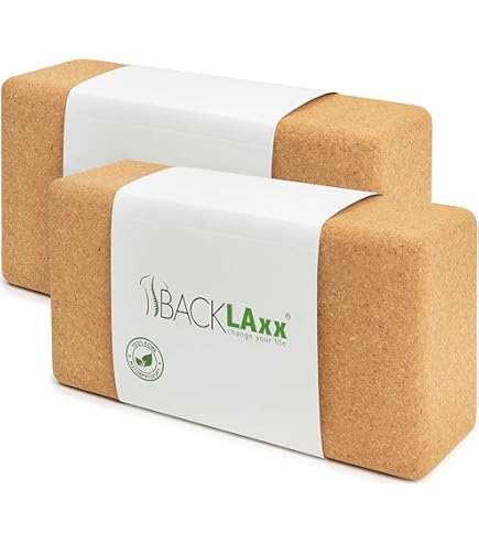 TREXO EVA Yoga Block In Blau 140 X 220 X 70 Mm Ideal Für Yoga, Pilates Oder Rehabilitation Stabil Und Bequem Im Gebrauch Aus Widerstandsfähigem EVA-Schaum Yogablock