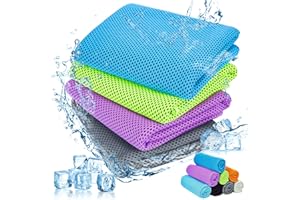 Brovamo Asciugamano Palestra Telo Uomo Donna 4 pezzi 90 x 30 cm Asciugamano Microfibra Palestra Restringente per Yoga, Golf, Viaggi, Palestra, Sport, Asciugamano da Palestra Microfibra set 1