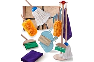 Jaques of London Kids Cleaning Set | Wooden Toys for Toddlers | Pretend Role Play Toys | Since 1795
