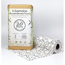 2 Rotoli Di Carta Cucina In Bambù Lavabili: Riutilizzabili Fino A 120 Volte, Eco-Friendly - Foto 6