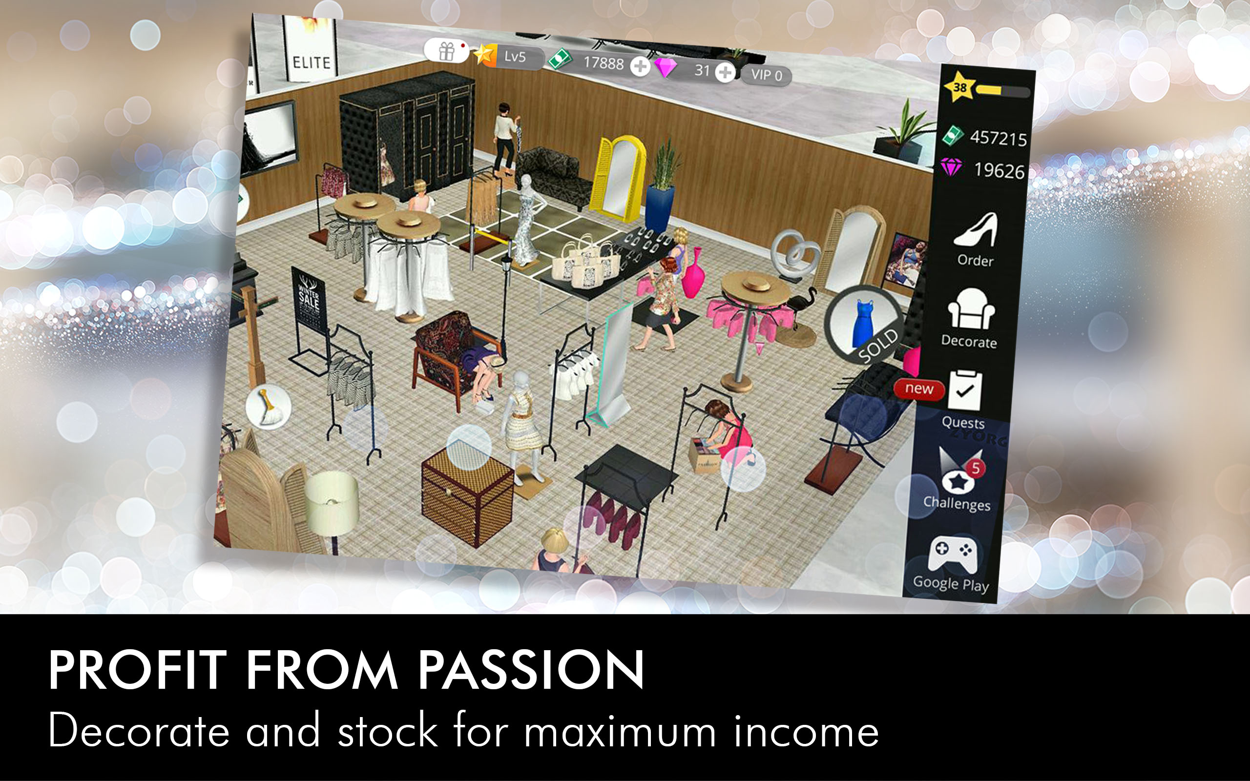 Fashion Empire Dressup & Design Boutique Sim Amazon.co.uk Apps & Games
