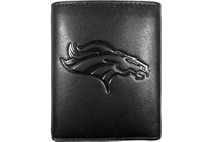 Siskiyou Sports Embossed Leather Tri-fold Wallet