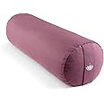 Lotuscrafts Yogarolle für Yin Yoga Ø24 cm - Yoga Rolle mit Dinkelfüllung - Waschbarer Bezug aus Baumwolle - Yoga Bolster Roll
