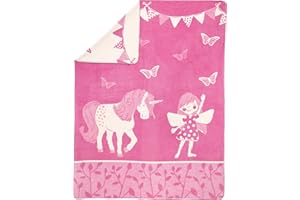 ‎ERWIN MÜLLER Erwin Müller Kinderdecke Baumwollmischung rosa Größe 100x150 cm