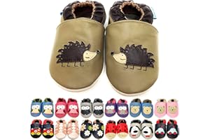 MiniFeet Soft Leather Baby Shoes - Buy 4 Pairs & GET 1 of Them for Free ! - Toddler Shoes - Baby Girl Shoes - Baby Boy Shoes - 0-6 Months to 4-5 Years