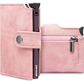 BEWMER Premium Credit Card Holder | Slim Wallet for Men and Women with RFID Anti-cloning Protection | Card Holder and Money w