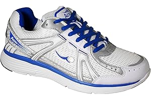 Aero Ladies ComfitPro Sprint Lawn Bowling Shoes White/Blue/Grey