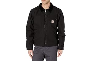 Carhartt Men's Relaxed Fit Duck Blanket Lined Detroit Jacket
