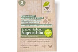 Biobalu Fugenschön - Trittfeste Fugenmischung für Pflasterfugen, Rasenwaben & Schotterrasen