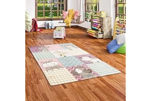Pergamon Kinder Teppich Maui Kids Bunt Kinderzoo in 5 Größen