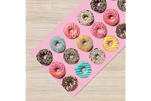 Il Gruppone Passione Casa Tappeto Cucina Antiscivolo Made in Italy Passatoia Antimacchia Multiuso Corridoio Soggiorno Lavabile in Lavatrice - 50x150 - Donuts