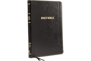 KJV Holy Bible: Large Print Thinline, Black Leathersoft, Red Letter, Comfort Print: King James Version
